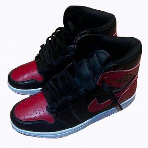 AIR JORDAN 1 RETRO HIGH OG "Bred Banned 2016" NOO BOX LOST IT MOVING